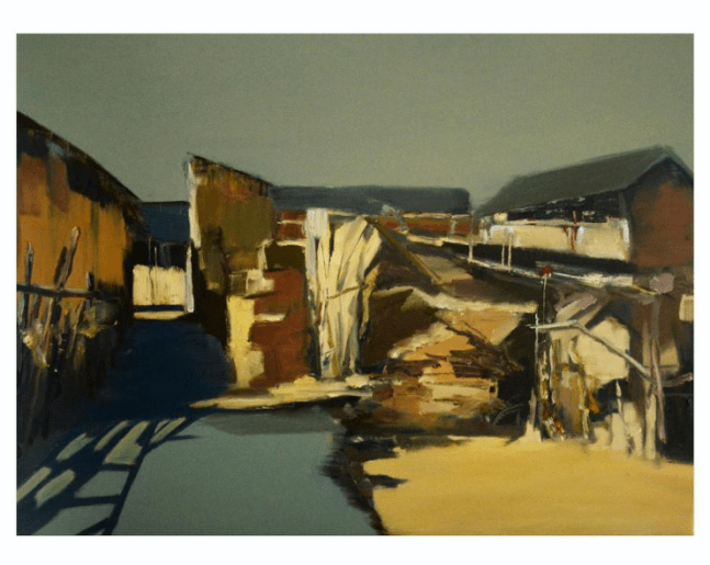 《印象故乡系列1—峰》指导教师:王文新作品类别:布面油画作者:陈朋