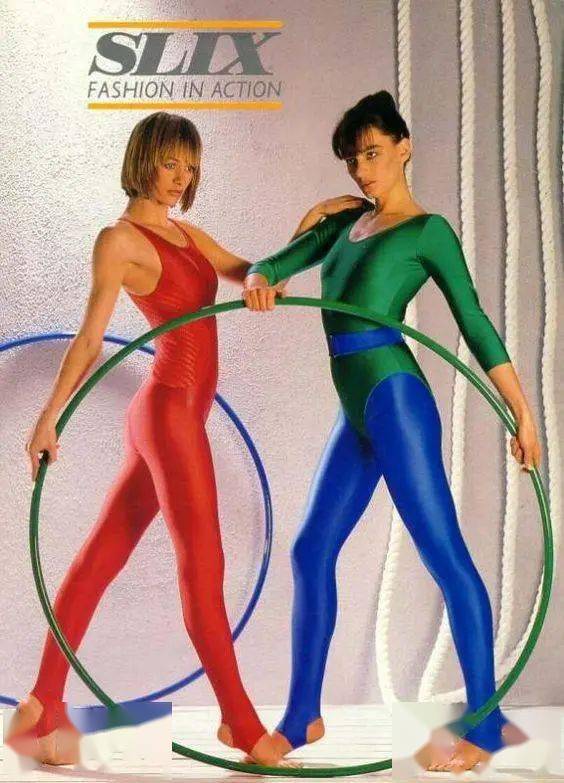 90年代小圆点健美裤图片