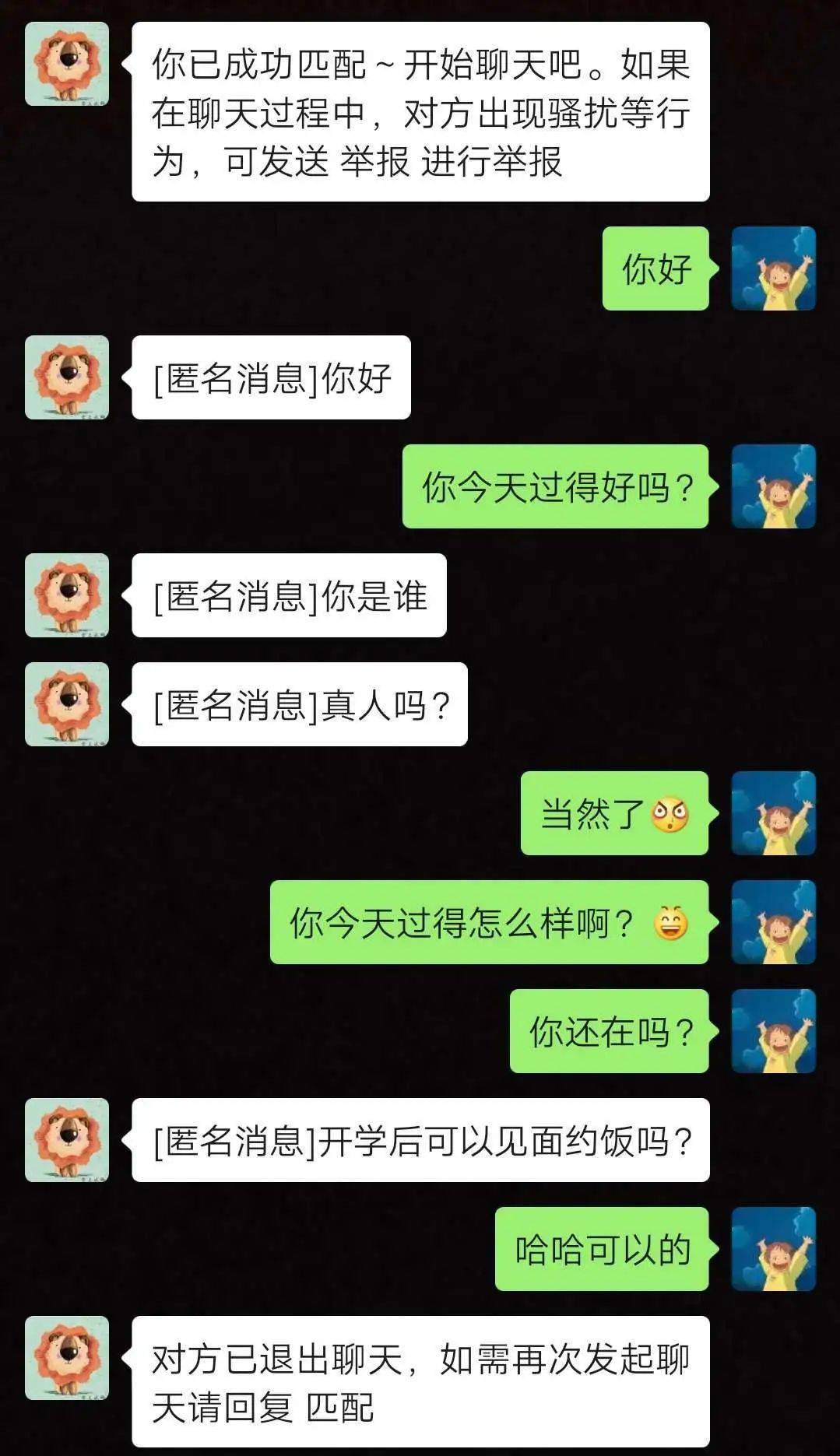 匿名匹配聊天功能更新只匹配異性還可以找心動的人聊天啦