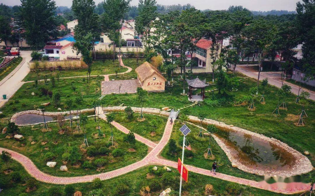 航拍宁陵万亩梨园景连景