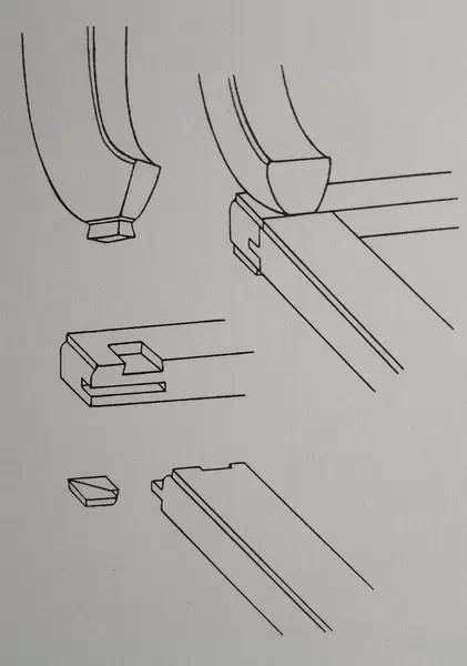 大開眼界全手繪榫卯結構五方材圓材角接合板條角接合