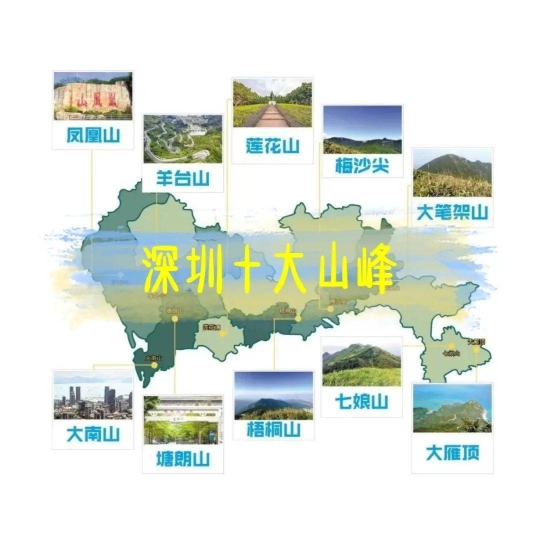 深圳海拔地图图片
