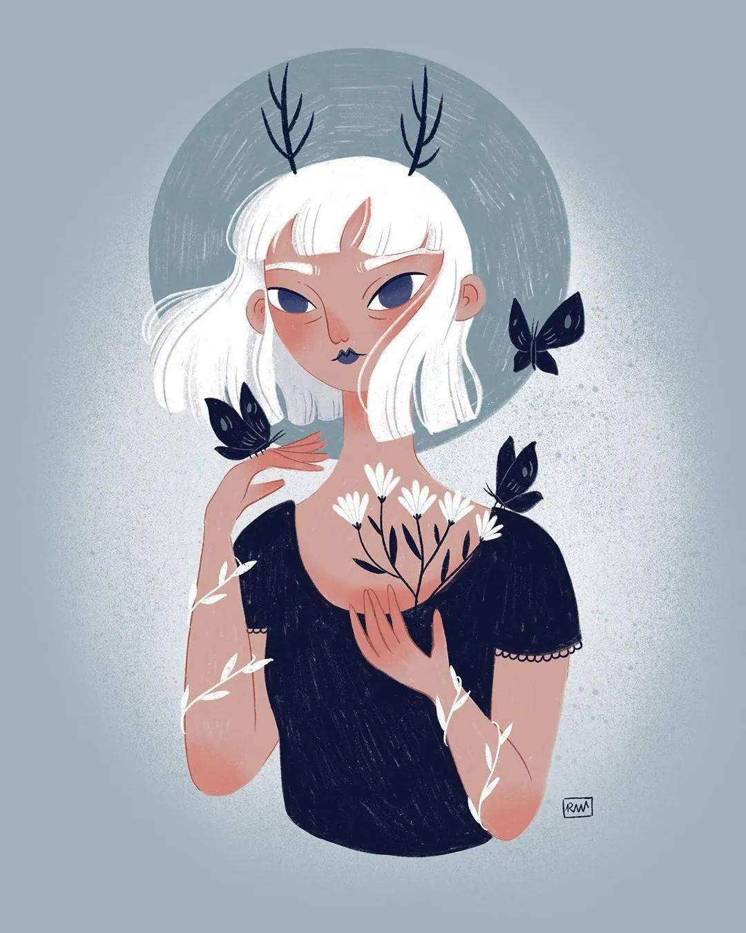 荞头插画&分享——第189期(西班牙巴塞罗那插画师rachel winkle)