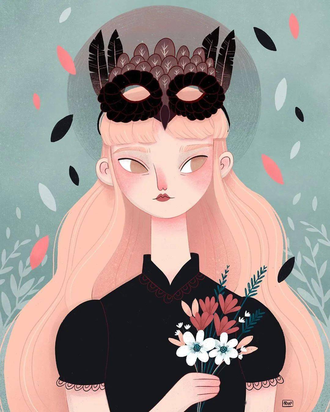 荞头插画&分享——第189期(西班牙巴塞罗那插画师rachel winkle)