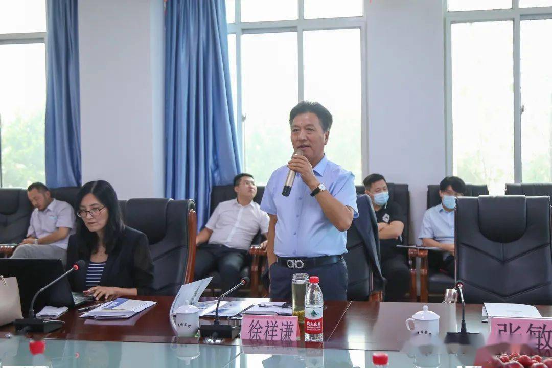 山东金大丰机械有限公司董事长徐祥谦经验交流