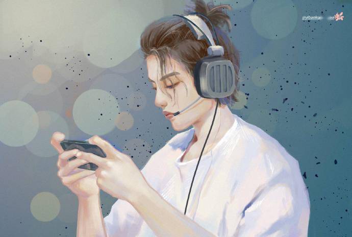 饭绘电竞少年justin电子竞技恋爱文学照进现实