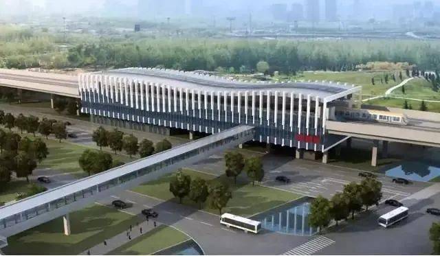 青阳站效果图▲徐霞客站效果图9座车站分别是位于春申路与春麓路
