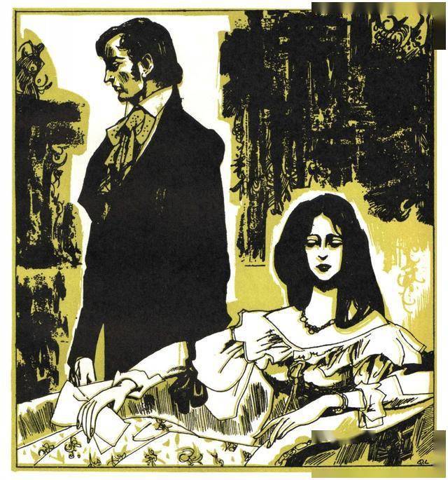 中国当代书籍插图艺术欣赏 (五十四)《红与黑》秦龙插图