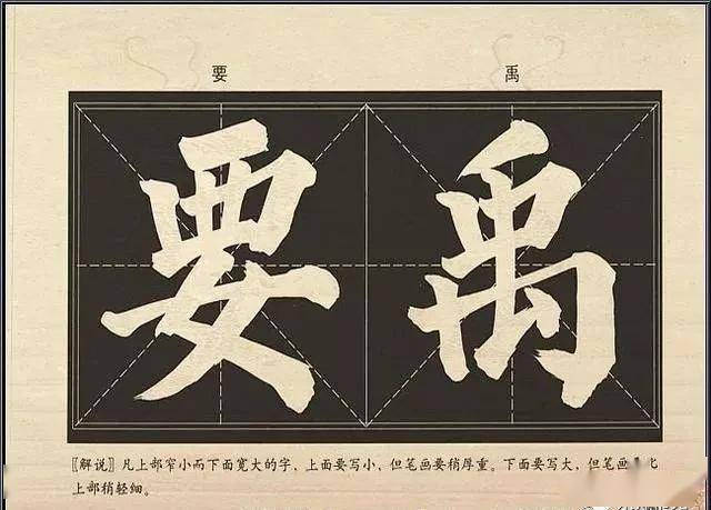 愙斋书法大字结构八十四法通解字帖