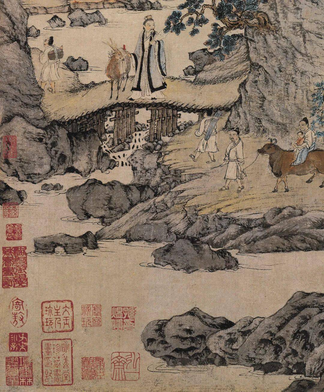 名画赏析王蒙葛稚川移居图