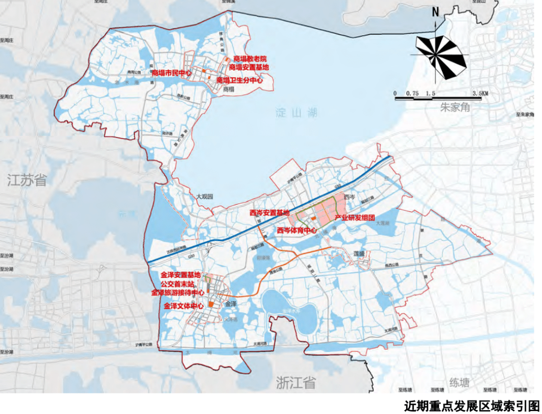 上海金泽古镇地图图片