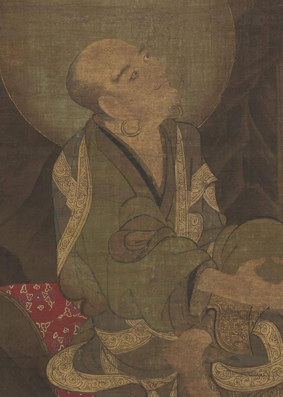 金大受的十六罗汉图