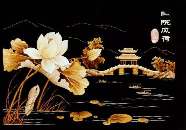 好漂亮的麦秸画