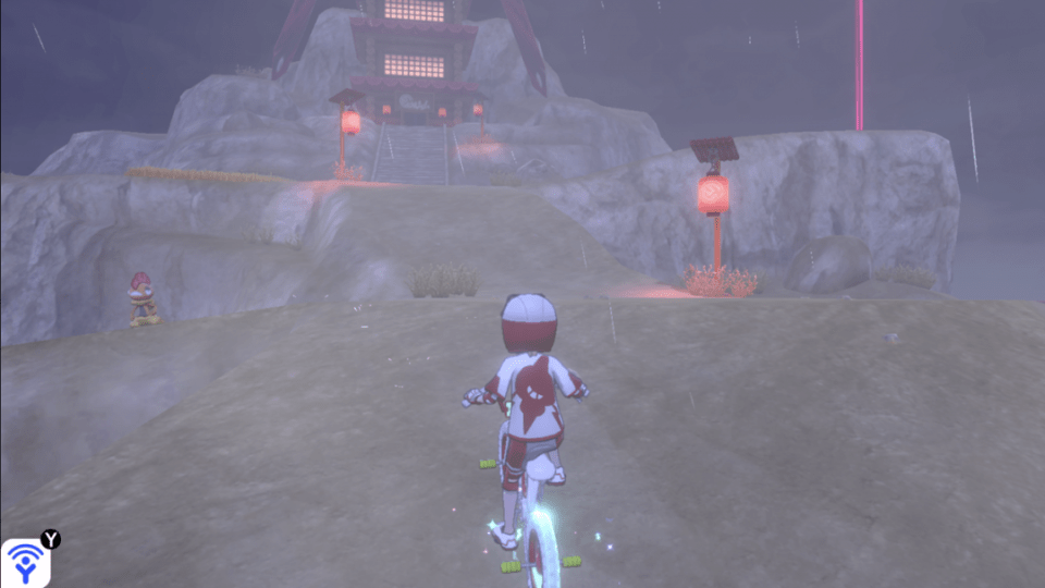 东北方向高山上的塔,是恶属性.