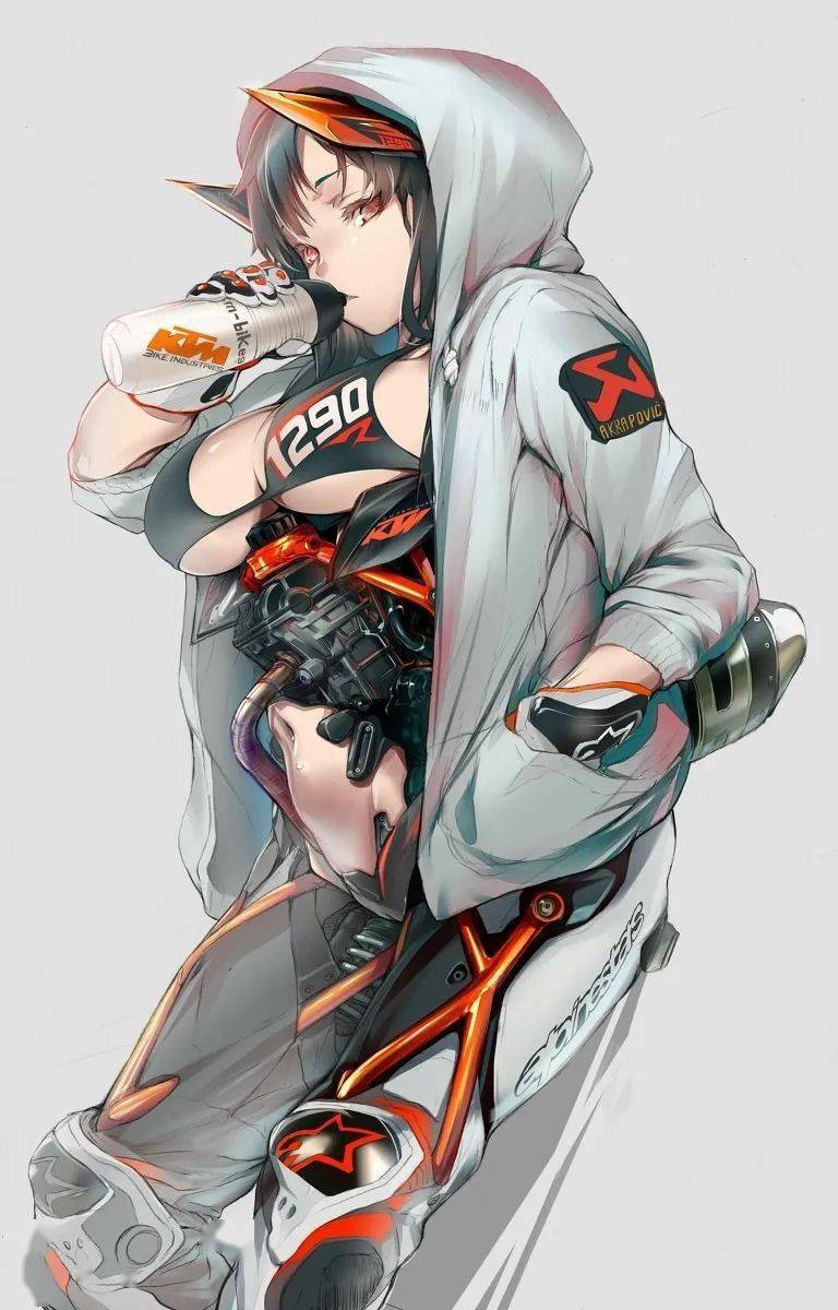 赛博朋克也能如此性感少女発动机准备就绪