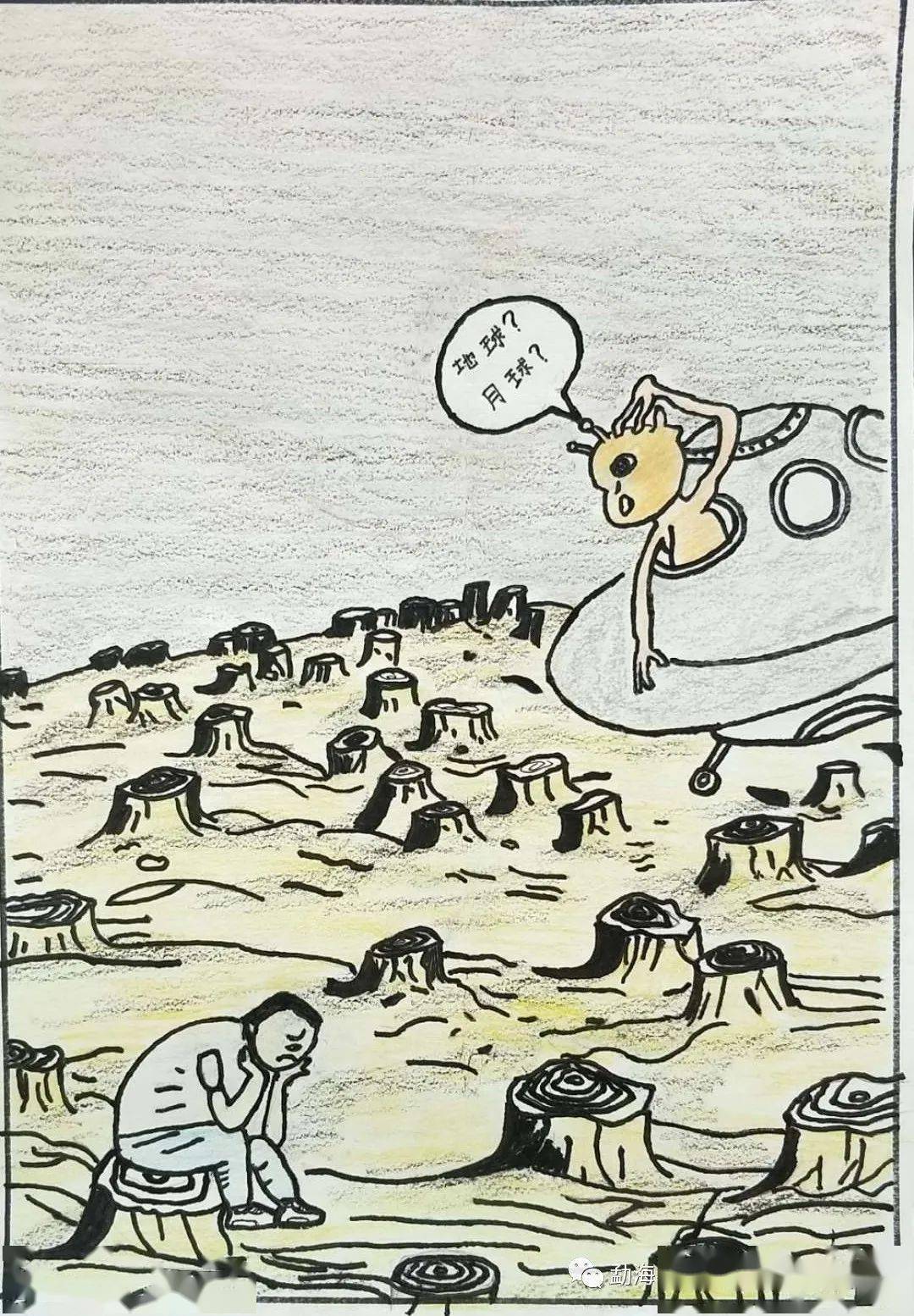 美丽中国我是行动者勐海县小学生生态环境保护绘画征集比赛获奖作品展