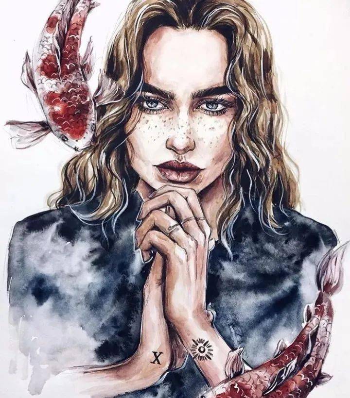 斩获74万粉丝的,ins爆火的美少女网红插画师!