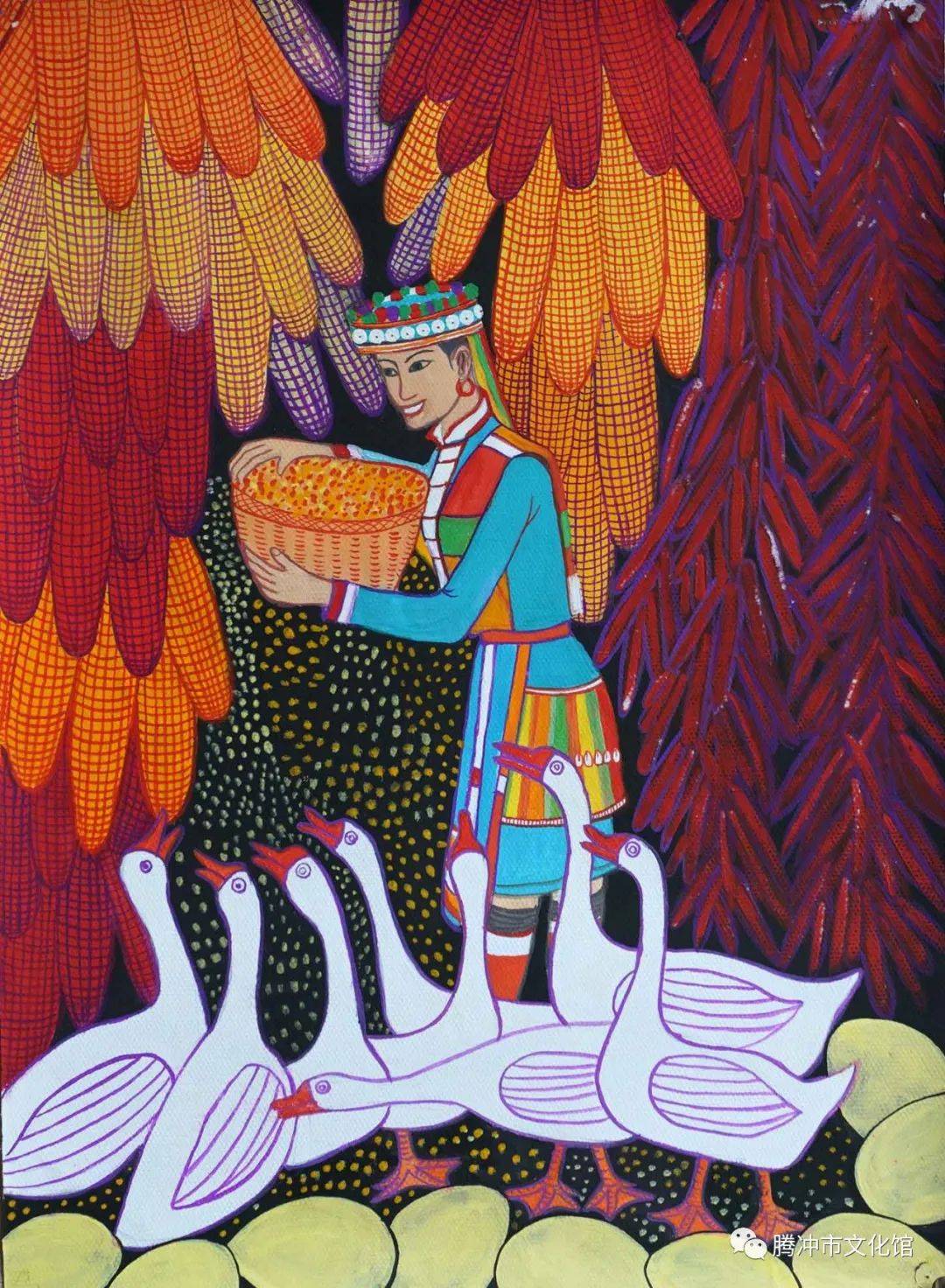 端午安康一起来欣赏农民画里的腾冲