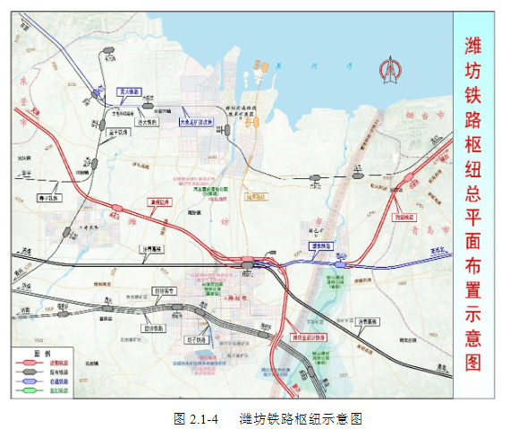 潍坊铁路分布图图片