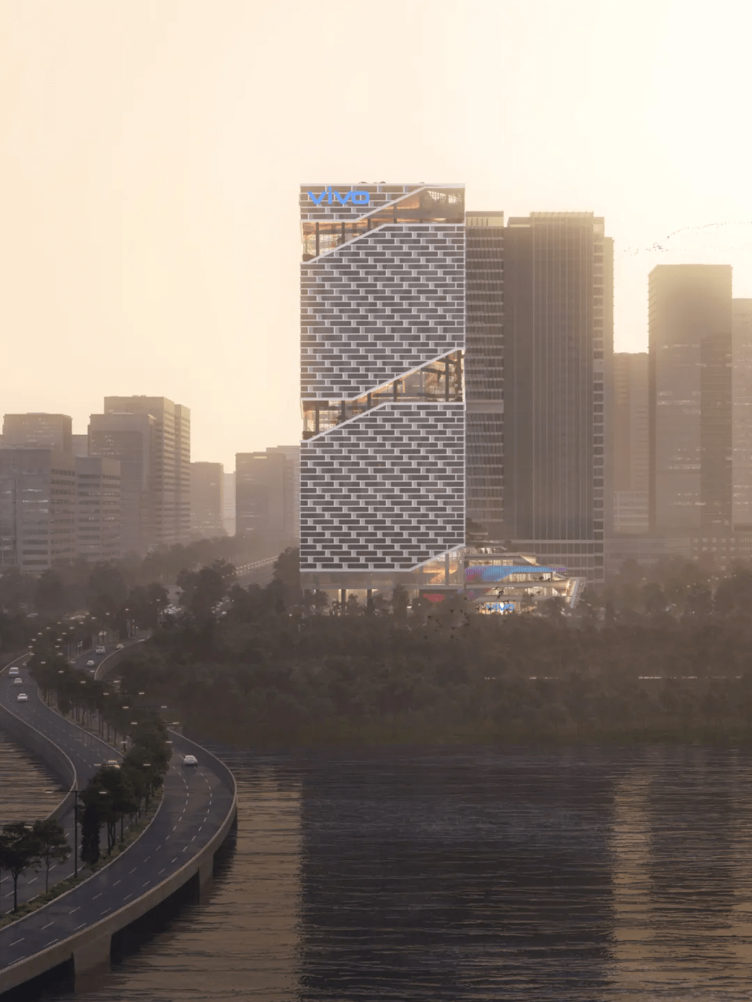 大手笔vivo深圳新总部大楼亮相预计2025年投入使用