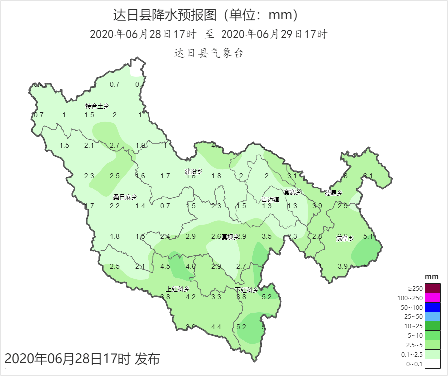 达日县天气预报