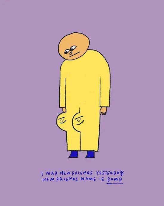 插画丨黑色幽默 一本不正经的插画