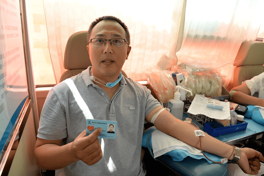 心相连血相融中信国安丰硕堂开展无偿献血活动助力疫情防控