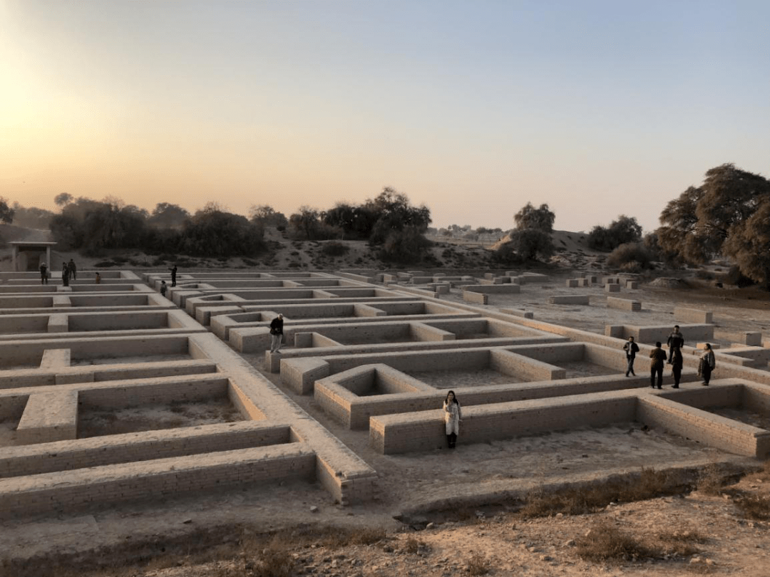 作品7:印度-哈拉帕遗址的泥砖建筑遗迹作者:印度河谷联合考古发掘队