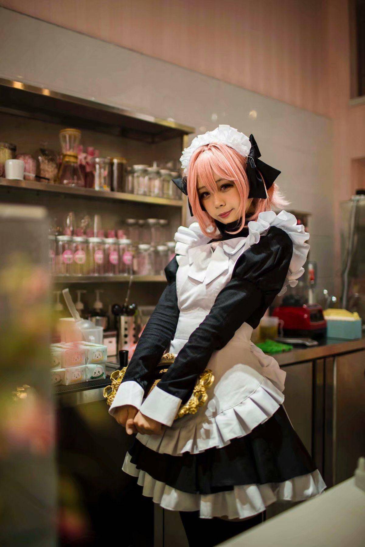 fate/grandorder 阿斯托尔福 女仆cosplay