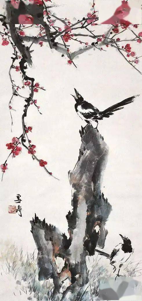 王雪涛作品欣赏-喜鹊篇