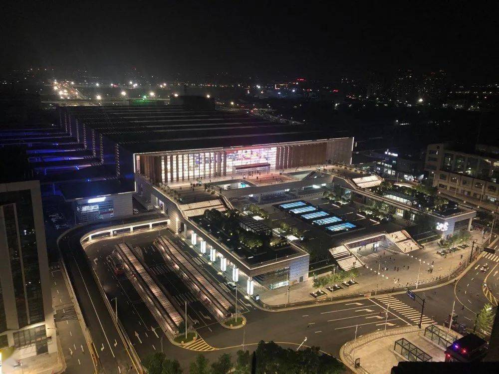 杭州南站夜景图片图片