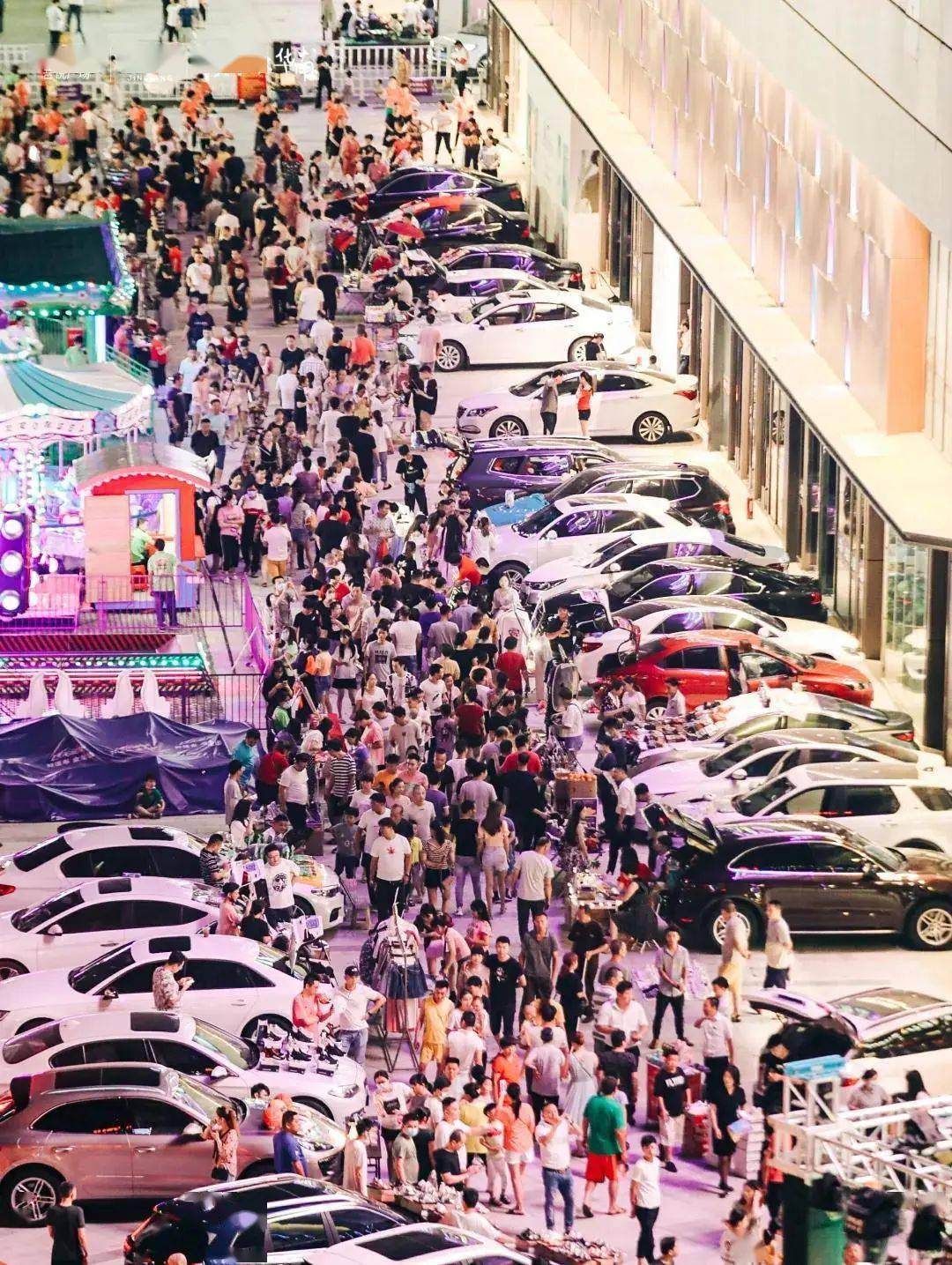 晋江的夜晚,这里最热闹!_夜市