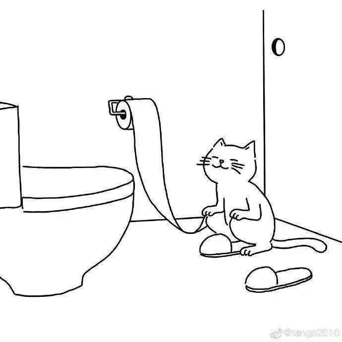 好好画画, 4 花式蹲坑~ 5 在黑暗中,你的影子