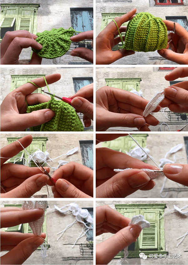 钩花不够特别,不如来钩几盆仙人掌,第一个就让人超喜欢!(附教程)_铁丝