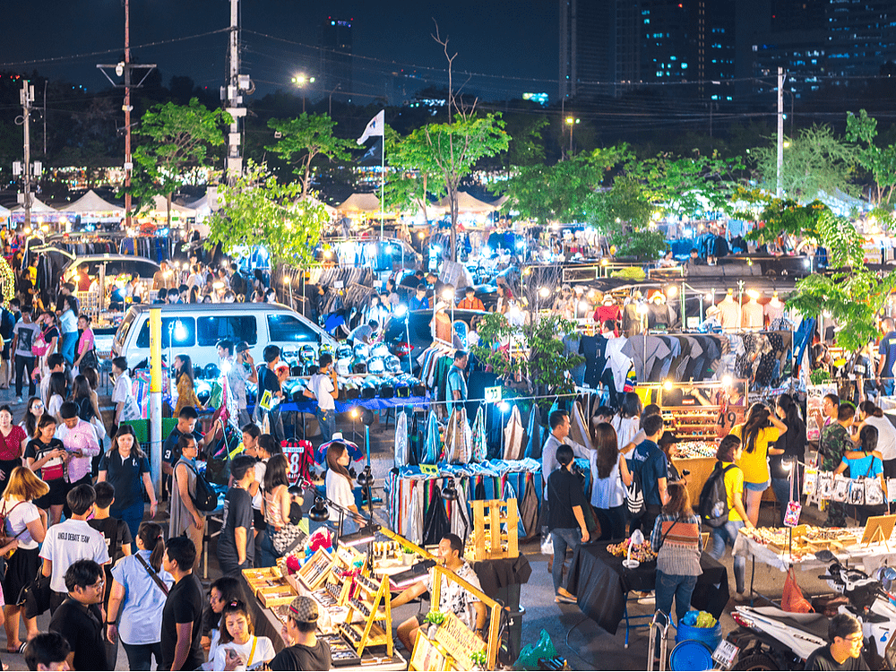 不如先去泰国取取经!_夜市