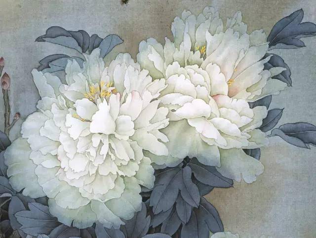 周中耀先生画牡丹美妙