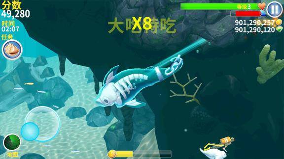 饥饿鲨进化 幽灵鲨有什么技能,变成幽灵吗?