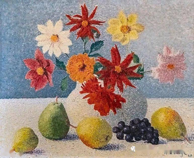 作品好过修拉的点彩派大师