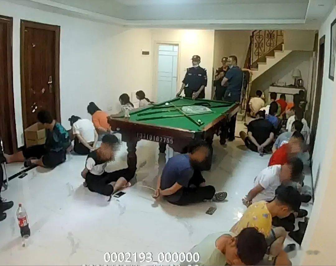现场抓获54人这个诈骗团伙被东坑警方一锅端