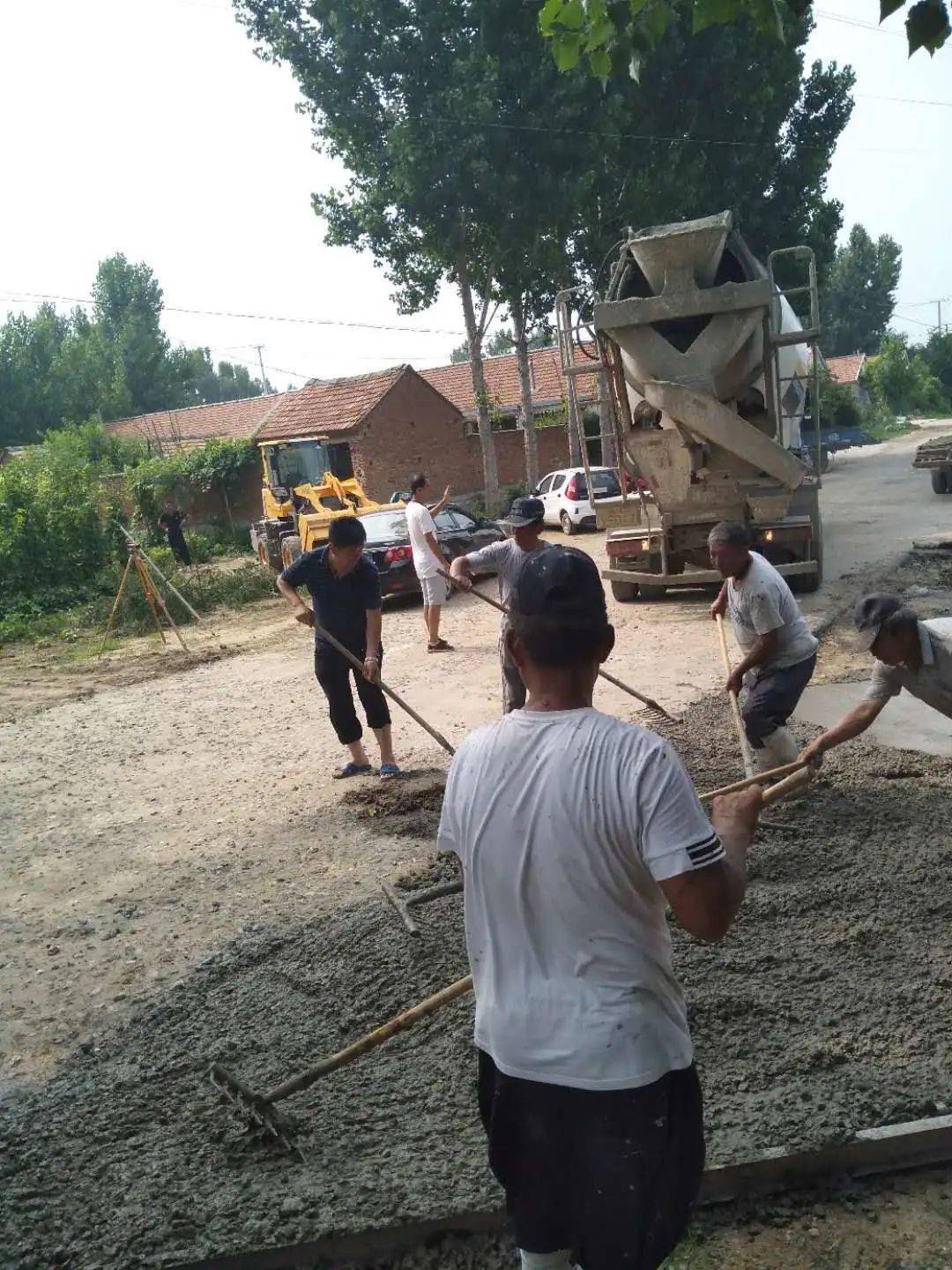 平度崔家集人人捐款献爱心心心相连通户路