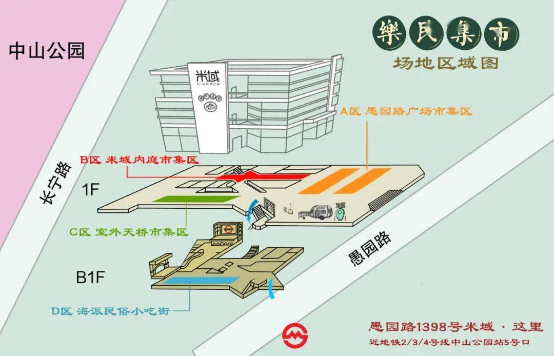 1f 室外 天橋區域免攤位費地點: 米域這裡b1f&1f (愚園路1398號)時間