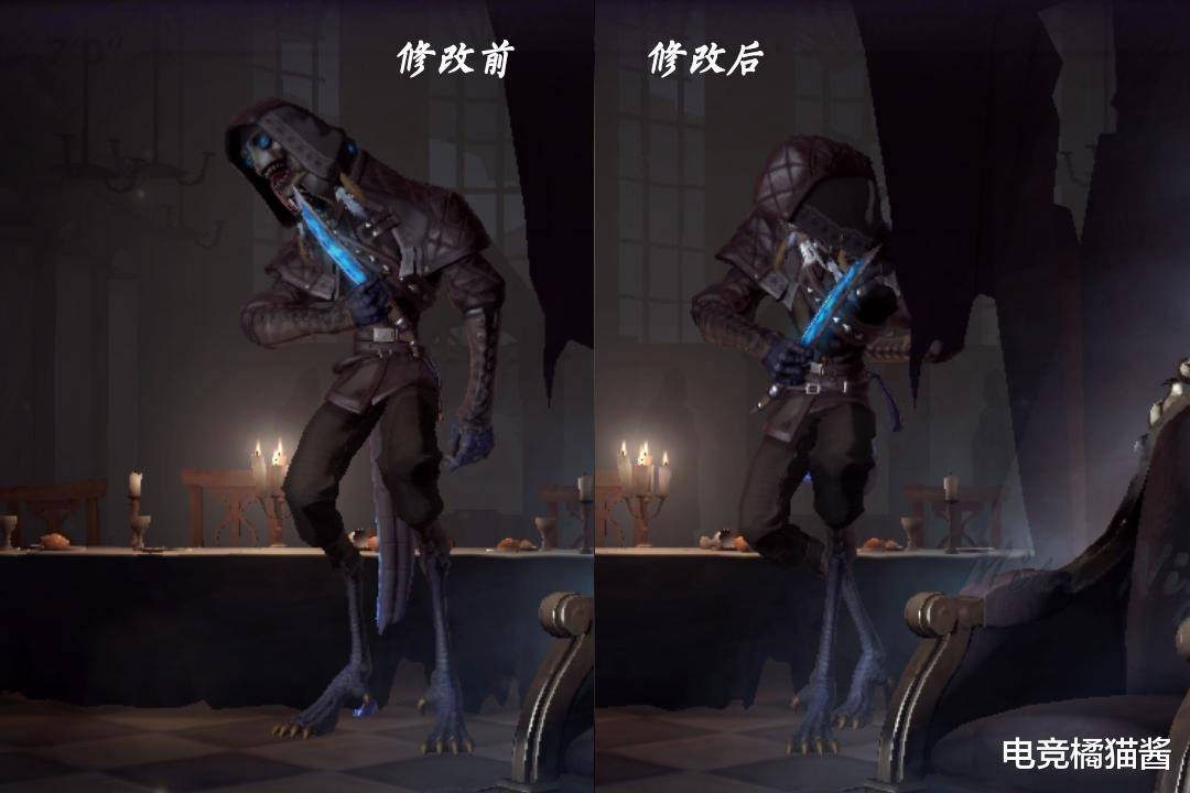 第五人格:调整内容已生效,孽蜥舌头消失,舔刀动作被删除