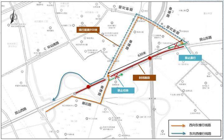 杭州彭埠互通跨艮山路高架桥将拆除 绕行方案看这里