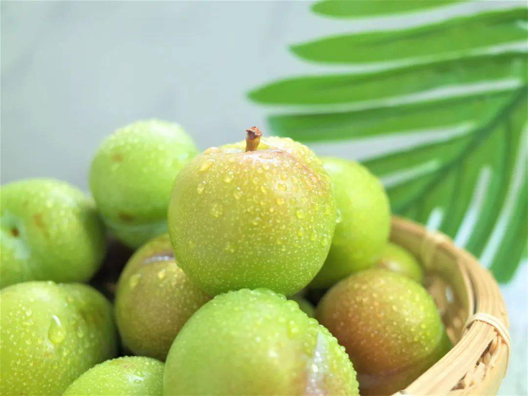 那天同事给了我几颗 青色的李子.