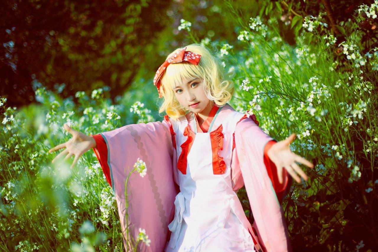 蔷薇少女雏莓大正和服cosplay