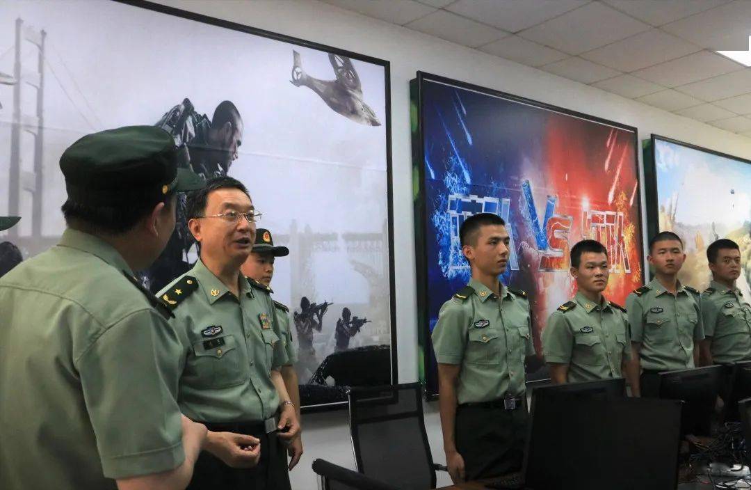 警备纠察队一中队将军走进中队组织生活会