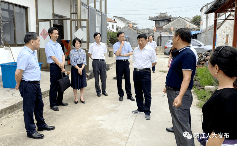 市人大代表丹阳二组调研延陵镇乡村振兴和美丽乡村建设