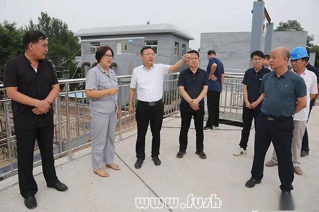 浮山县委副书记,政府县长栗俊昌深入威盛达防火建材有限公司,污水处理