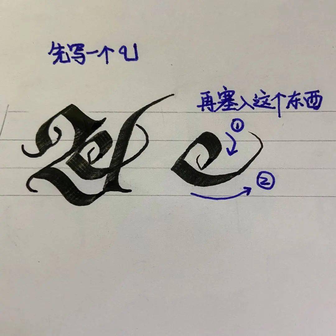 【泰語書法第3期】視頻 圖解:這可能是最炫酷的花體字_字體