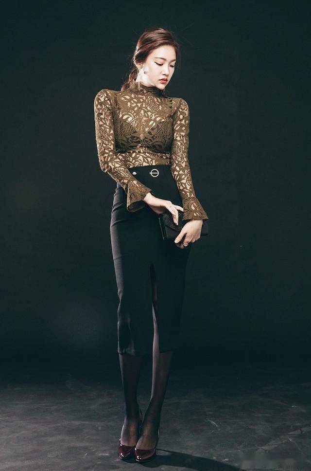 时尚御姐透视装 美呆了